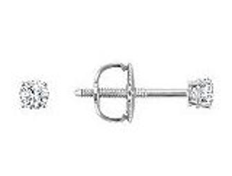 Diamond Solitaire Earrings