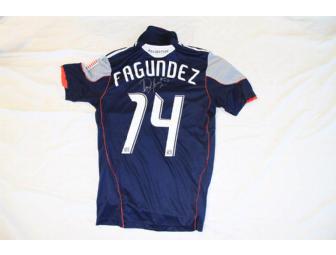 Game-worn #14 Diego Fagundez Jersey