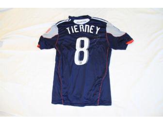 Game-worn #8 Chris Tierney Jersey