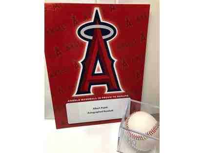 Albert Pujols Autographed Baseball (Angels)