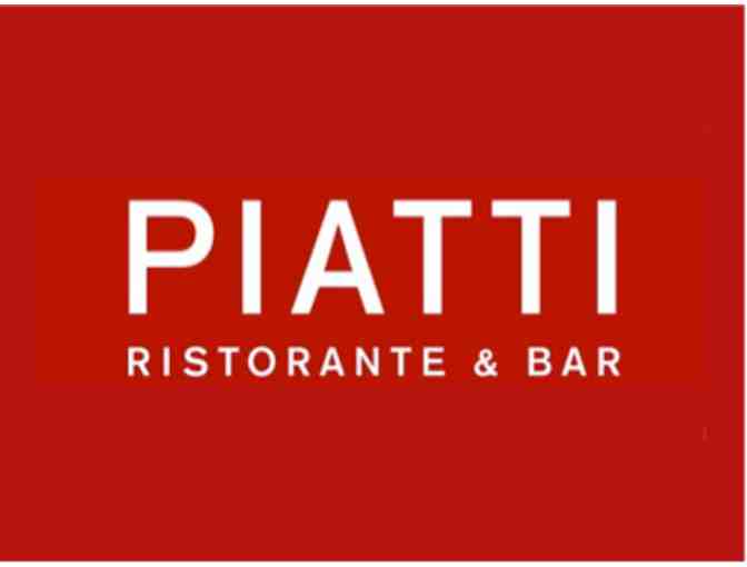 Gift Certificate for Piatti Ristorante & Bar