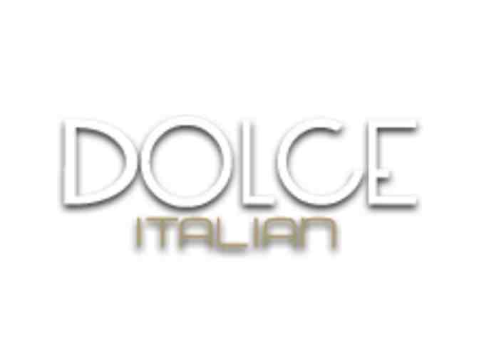 Dolce Italian Restaurant Certificate in the beautiful Gale Hotel, Miami Beach