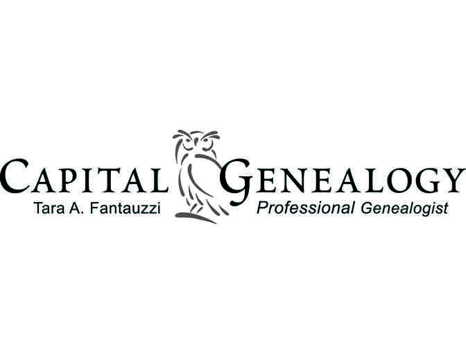 Capital Genealogy 2 Hours of Genealogical Research