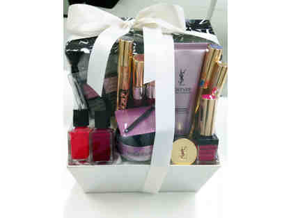 Saks - Beauty Basket full of YSL cosmetics and a Pretty Party for 4