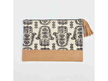Bloom & Give Anna Om Canvas Pouch designed by The Onikas