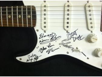 The original members of the Blues Brothers band & More Autographed Electric Guitar!!