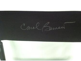 Carol Burnett Autographed Director's Chair!!