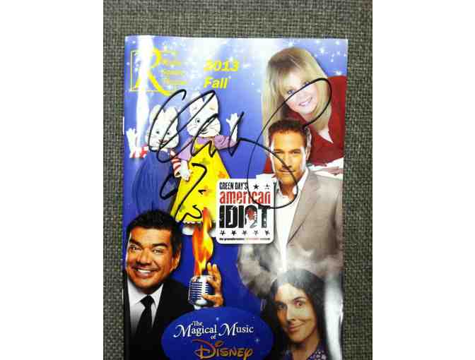George Lopez autographed Book & Playbill