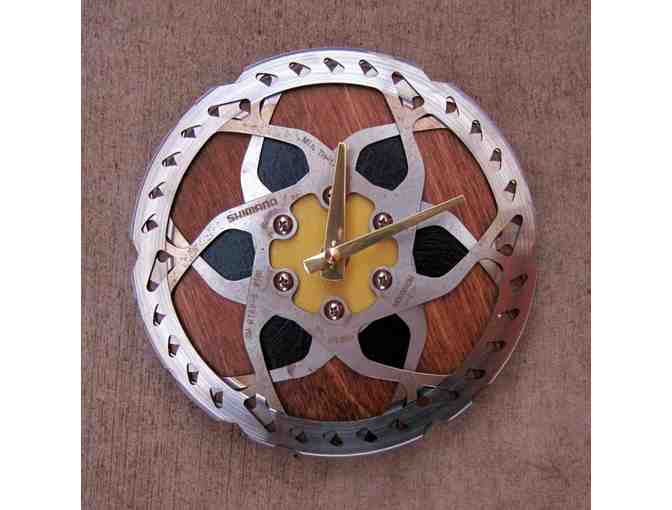 Recycled Chainring Wall Clock