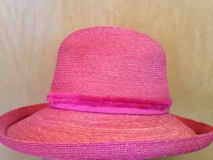 Stunning Pink Hat in Box from "Suzanne" Couture Millinery