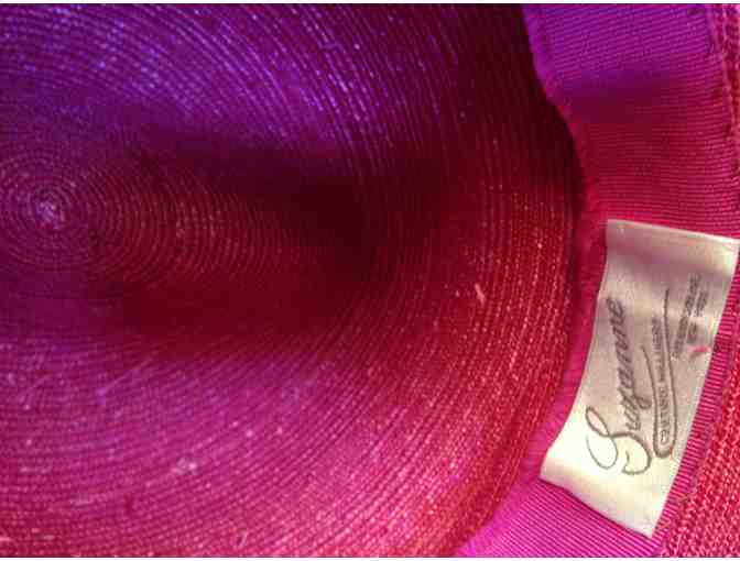 Stunning Pink Hat in Box from 'Suzanne' Couture Millinery