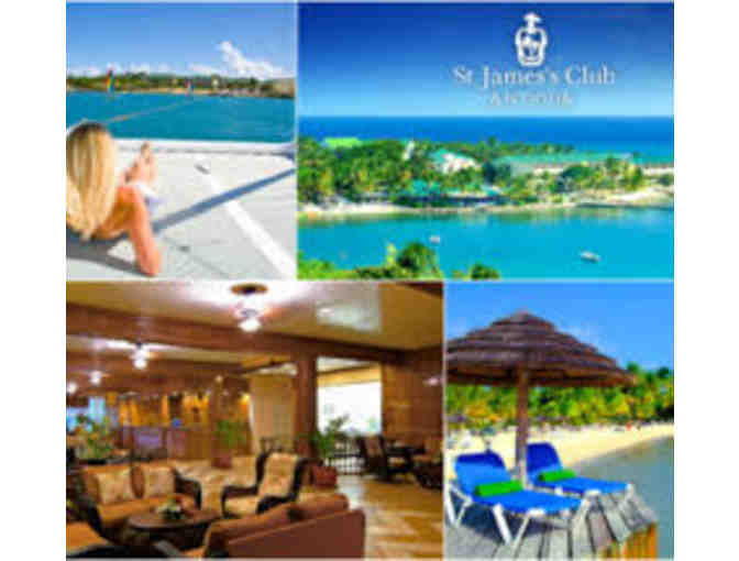 St. James Club & Villas Antigua- Enjoy 7-9 nights of beachfront resort accommodations.