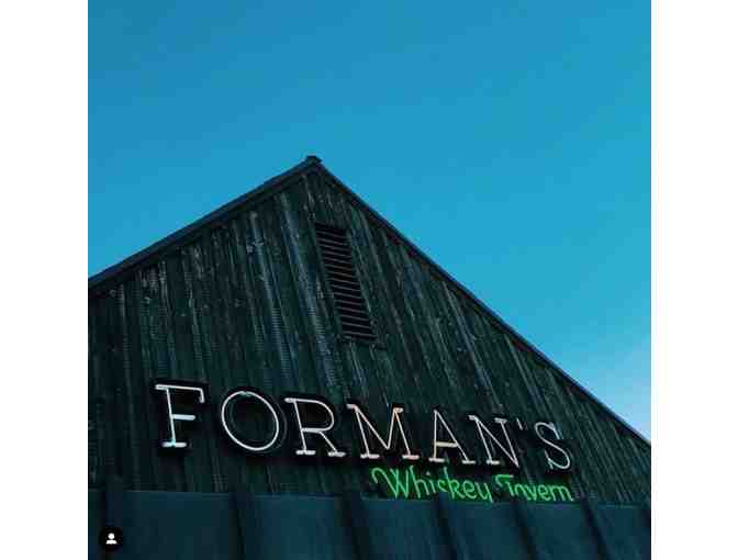 $100 Gift Card to Forman's Whiskey Tavern