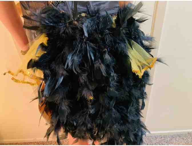 Dance Moms UNAIRED Season 7 Episode - Gold Sequins Bustier with Black, Feather Shorts - Photo 4