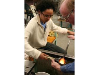 Private, 3-hour glass blowing lesson with Bill Riker