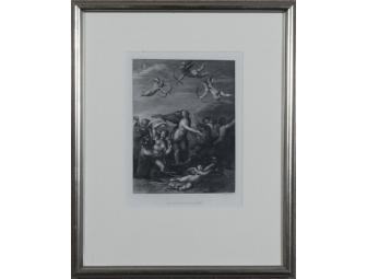 Triumph of Galatea (Mermaid) - C.H. Schuler engraver (1875)