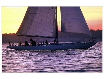 A 2 hour sunset sail for two on an America's Cup 12 Meter yacht