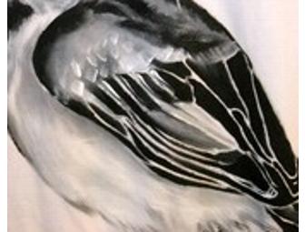 Hand Painted Songbird T-Shirt by Rachel Himes