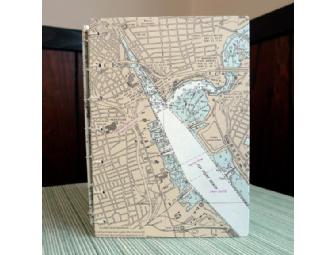 5'x7' Rhode Island Nautical Chart Journal by Kristi Oliver of Olive Art