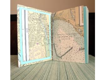5'x7' Rhode Island Nautical Chart Journal by Kristi Oliver of Olive Art