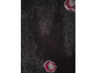 Hand-Felted & Hand-Dyed Scarf by Janice Kissinger for Felt Sutra