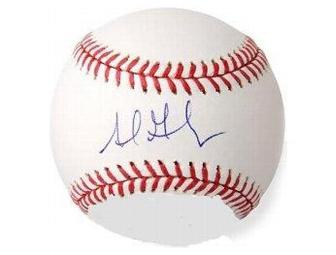 Boston Red Sox first baseman Adrian Gonzalez signed baseball