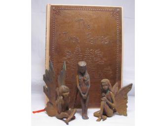 Three Iron Fairies and Book donated by Art & Soul Gifts, Cranston, RI
