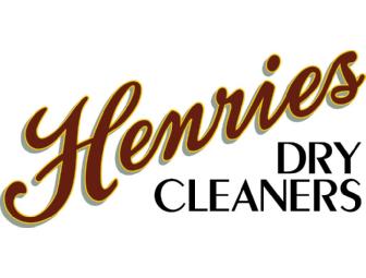 $100 in cleaning credit - Henries Dry Cleaners