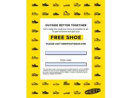 KEEN Free Shoe Gift Card