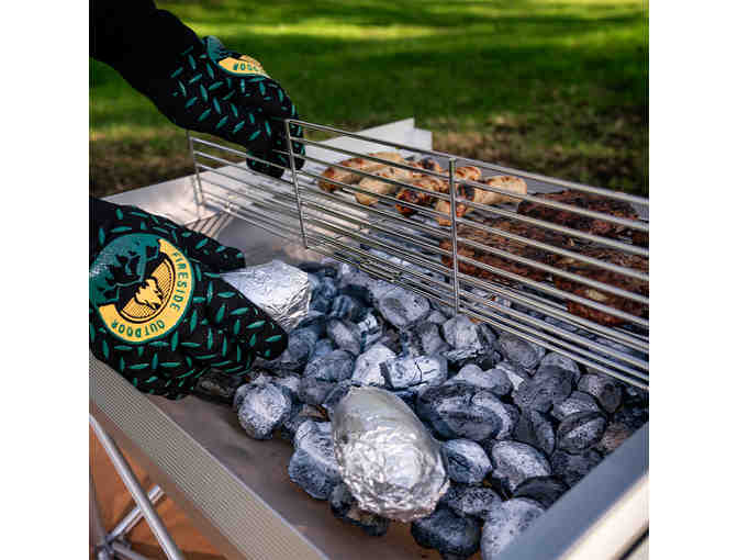 Pop-Up Fire Pit and Grill