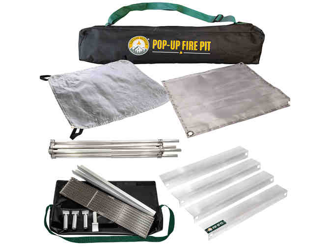 Pop-Up Fire Pit and Grill