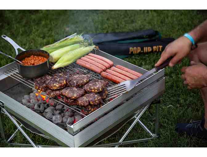 Pop-Up Fire Pit and Grill