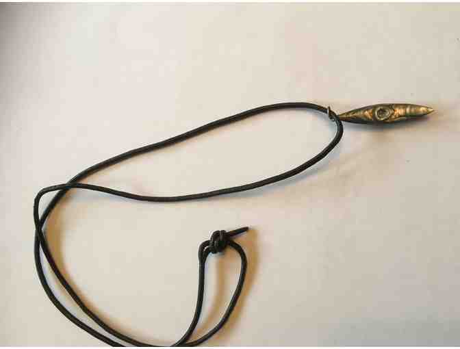 Shell Kayak Charm Necklace