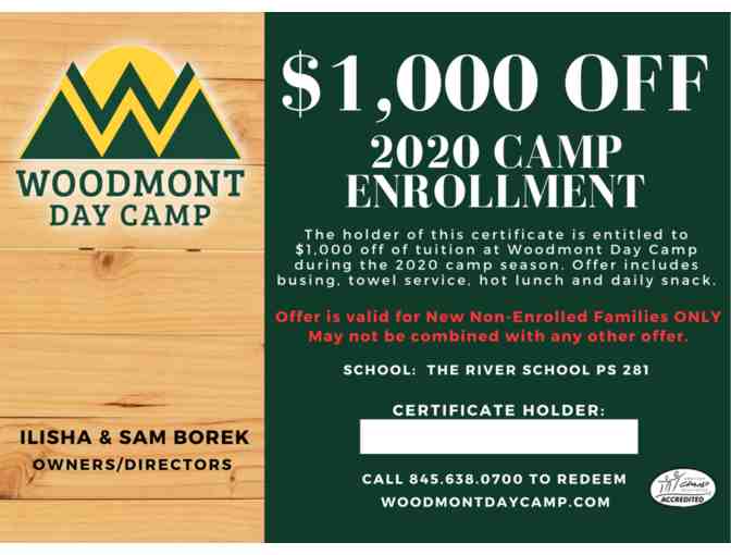 $1,000 off 2020 Summer Camp Tuition - Photo 1