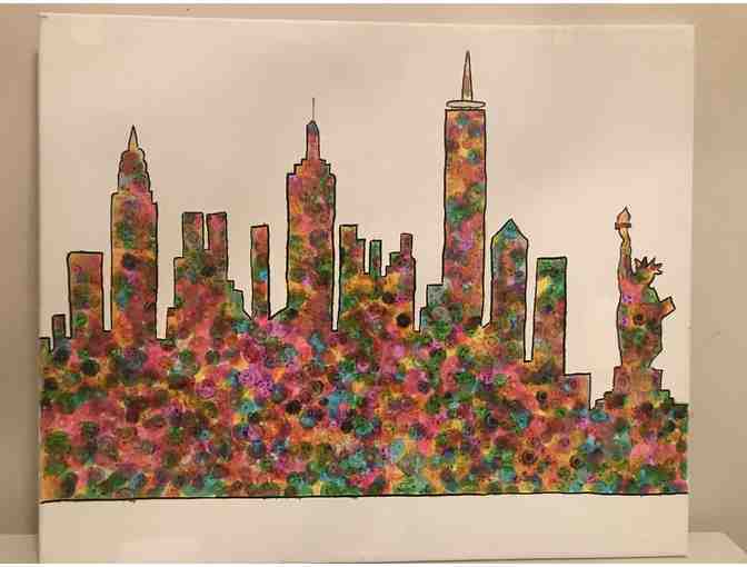 1st Grade Art Project - Our City Skyline - Photo 1