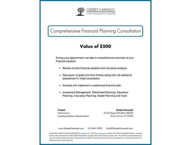 Financial Planning Session with CFP