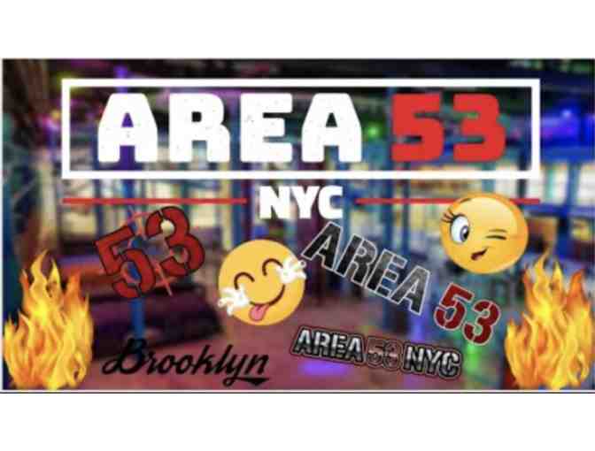 5 Admission Tickets to Area 53