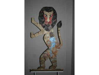 Beautiful Israeli Sculpture -'Lions of Jerusalem'