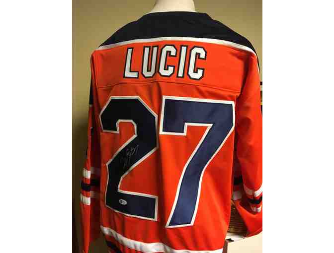 Milan Lucic Autographed  Jersey