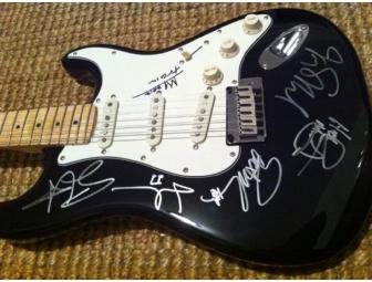 Train Autographed Guitar