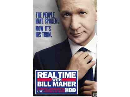 (4) VIP Passes to REAL TIME with Bill Maher