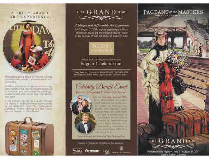 (2) VIP Tickets to 2017 Pageant of the Masters 'The Grand Tour'