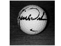 Autographed Tiger Woods Golf Ball
