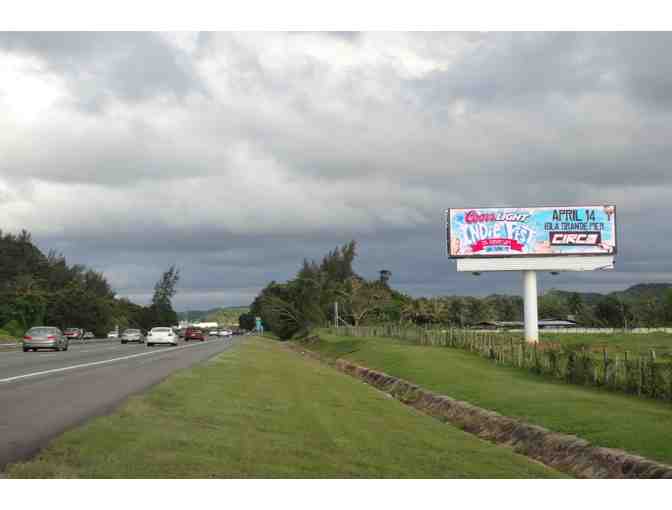 Use of an Outdoor Billboard for One Month from Yes Billboards