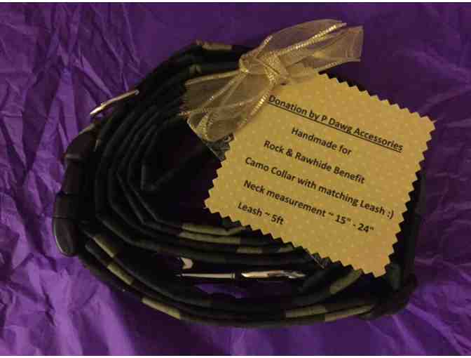 CAMO Collar and Dog Leash by PDAWGaccessories