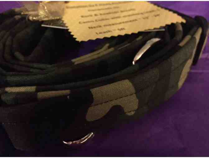 CAMO Collar and Dog Leash by PDAWGaccessories