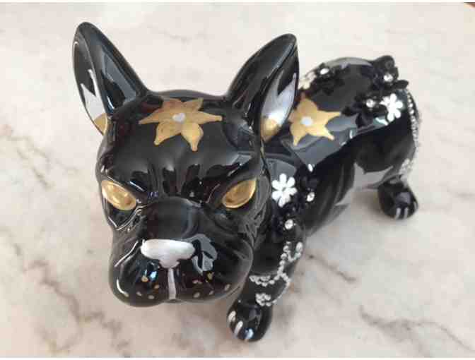 French Bulldog Hand Painted Statue