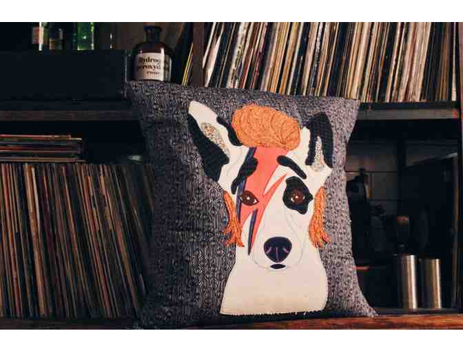 BOW-WOW-ie Dog Pillow by Mia Loves Jay