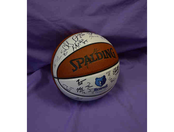 Grizzlies Team Signed Basketball