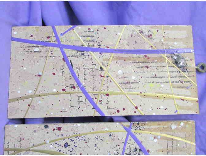 Abstract panels by Eric Huber